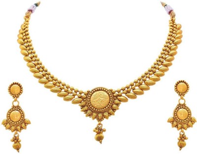 TAP Fashion Copper Gold-plated Gold Jewellery Set(Pack of 1)