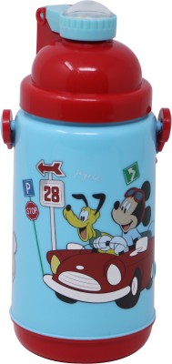 DISNEY MICKEY MOUSE 500 ml Water Bottle(Set of 1, Light Blue, Red)