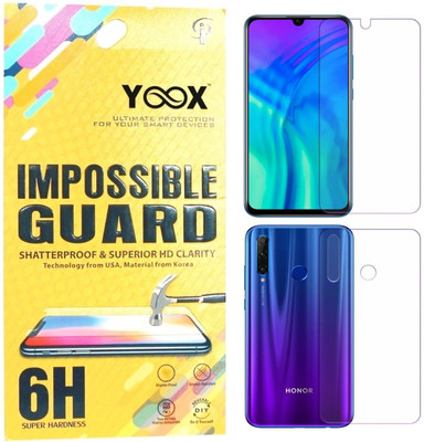 Yoox Front and Back Screen Guard for Honor 20i(Pack of 2)