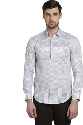 COLORPLUS Men Printed Casual Grey Shirt