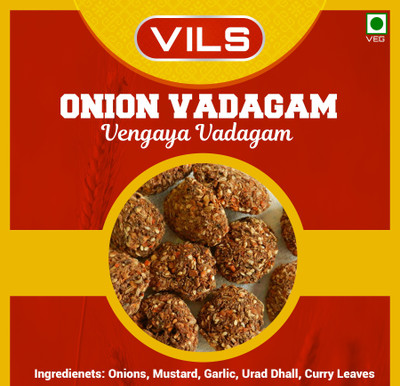 Vils Thalippu Vengaya Vadagam/Sun-Dried Kari Vadagam/ Onion Vadagam(100 g)