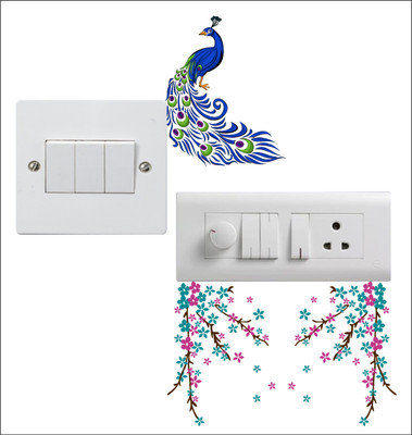 Saiii Designs 15 cm Light Switch Sticker Self Adhesive Sticker(Pack of 1)