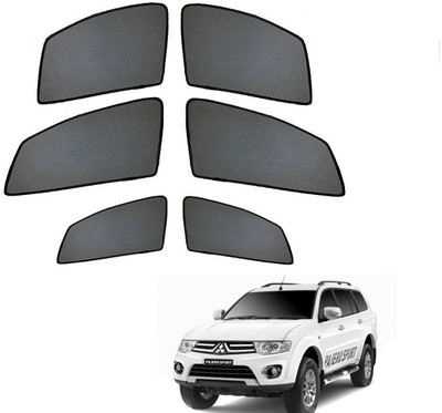 AuTO ADDiCT Side Window Sun Shade For Mitsubishi Pajero Sport(Black)