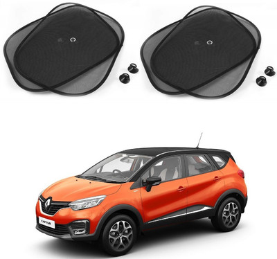 AuTO ADDiCT Side Window Sun Shade For Renault Cielo(Black)