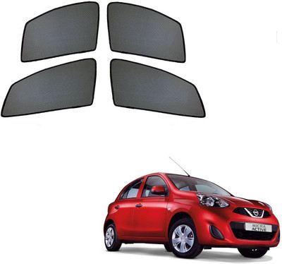 KOZDIKO Side Window Sun Shade For Nissan Micra Active(Black)