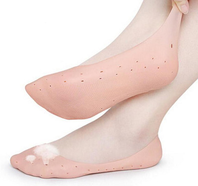 baluda Anti Crack Full Silicon Moisturizing Gel Foot Socks Heel Support Heel Support(Multicolor)