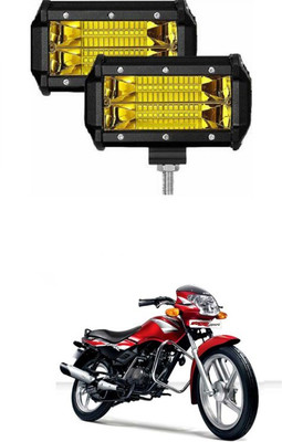 PRTEK Led Work Light OffRoad 2pcs Pack Flood Led Fog Light 035 Fog Lamp Motorbike LED for TVS (12 V, 72 W)(Star Sport, Pack of 2)