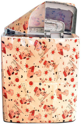 Sawariyatextile Top Loading Washing Machine  Cover(Width: 80 cm, Beige)