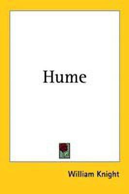 Hume(English, Paperback, Knight William)