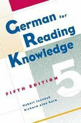 German for Reading Knowledge(English, Paperback, Jannach Hubert)