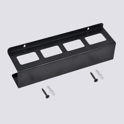 D&V ENGINEERING 4 Compartments Steel REMOTE HOLDER(Black)