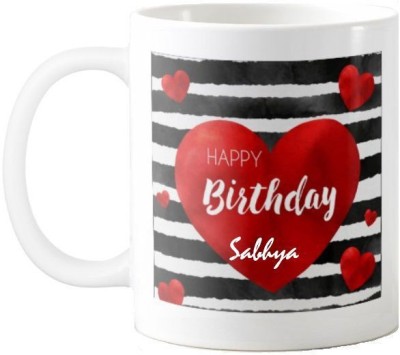 GNS Sabhya Happy Birthday Romantic Love Quotes 66 Ceramic Coffee Mug(325 ml)