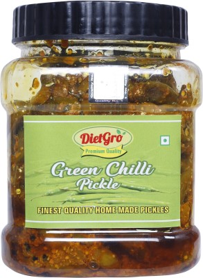 DietGro Green Chilli 400 gm Green Chilli Pickle(400 g)