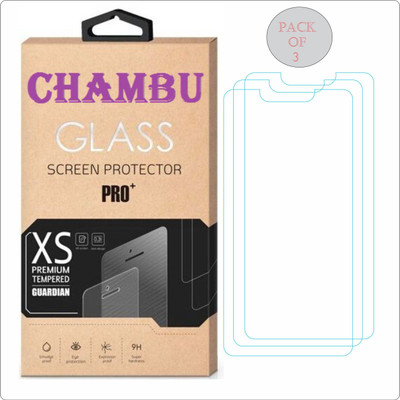 CHAMBU Tempered Glass Guard for Vivo S1(Pack of 3)