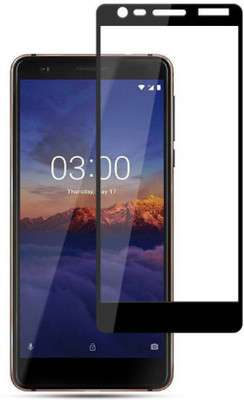 Accessories Kart Edge To Edge Tempered Glass for nokia 3.1 2018(Pack of 1)