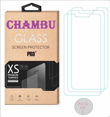 CHAMBU Tempered Glass Guard for Sony Xperia Z1(Pack of 3)