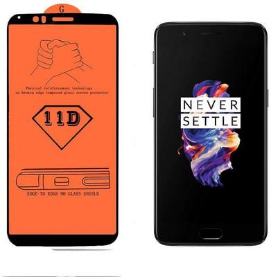 Calosc Tempered Glass Guard for OnePlus 5 (Slate Gray 8GB RAM + 128GB Memory)(Pack of 1)