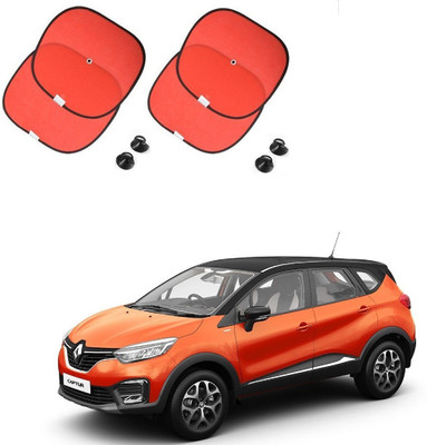 AuTO ADDiCT Side Window Sun Shade For Renault Cielo(Red)