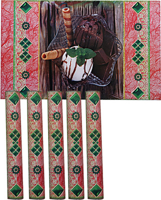 KUBER INDUSTRIES Rectangular Pack of 6 Table Placemat(Multicolor, PVC)