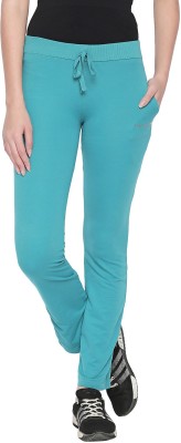 BODYACTIVE Solid Women Blue Track Pants