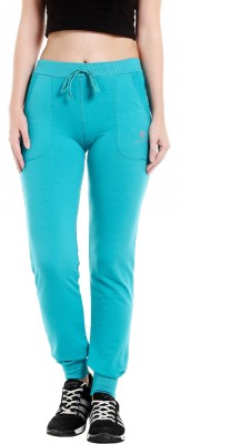 BODYACTIVE Solid Women Blue Track Pants