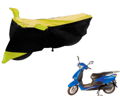 Flipkart SmartBuy Two Wheeler Cover for Hero(E Scoot, Black, Yellow)
