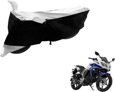 Flipkart SmartBuy Two Wheeler Cover for Yamaha(Fazer, Black, Silver)