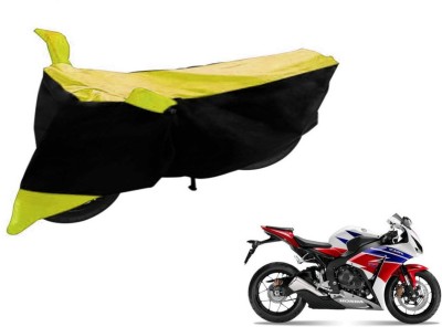 Flipkart SmartBuy Two Wheeler Cover for Honda(CBR 1000RR, Black, Yellow)