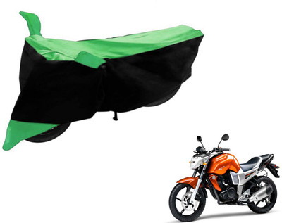 Flipkart SmartBuy Two Wheeler Cover for Yamaha(FZ16, Black, Green)