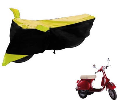 Flipkart SmartBuy Two Wheeler Cover for LML(Star Euro, Black, Yellow)