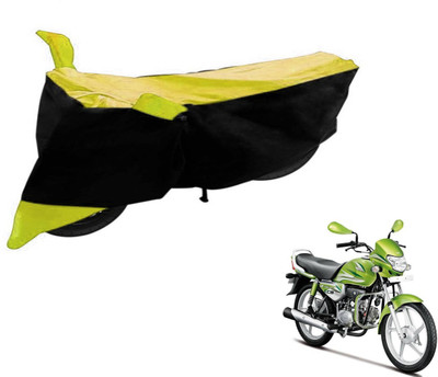 Flipkart SmartBuy Two Wheeler Cover for Hero(HF Deluxe, Black, Yellow)
