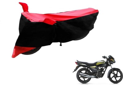 Flipkart SmartBuy Two Wheeler Cover for TVS(Star City, Black, Red)