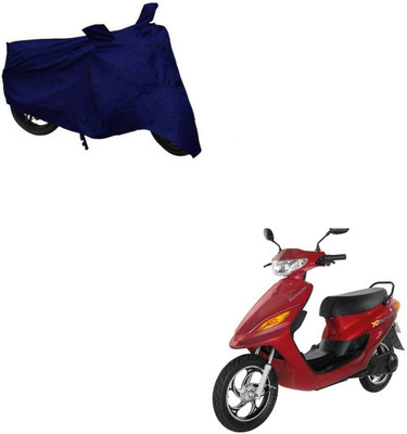 AuTO ADDiCT Waterproof Two Wheeler Cover for Indus(Yo Electron, Blue)