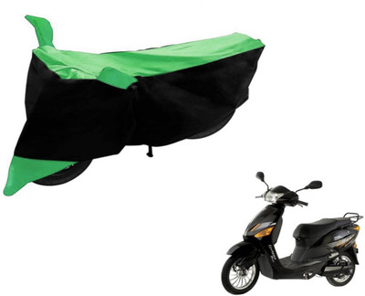 Flipkart SmartBuy Two Wheeler Cover for Hero(Electric Zippy, Black, Green)