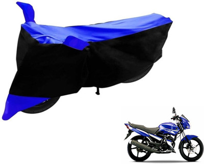 Flipkart SmartBuy Two Wheeler Cover for Yamaha(Gladiator, Black, Blue)