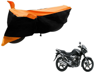 Flipkart SmartBuy Two Wheeler Cover for Suzuki(GS, Black, Orange)