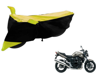 Flipkart SmartBuy Two Wheeler Cover for Suzuki(Bandit, Black, Yellow)