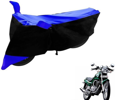 Flipkart SmartBuy Two Wheeler Cover for TVS(Fiero F2, Black, Blue)