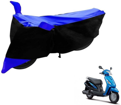 Flipkart SmartBuy Two Wheeler Cover for Suzuki(Zeus, Black, Blue)