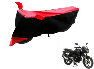 Flipkart SmartBuy Two Wheeler Cover for Bajaj(Pulsar 150, Black, Red)