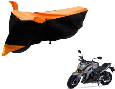 Flipkart SmartBuy Two Wheeler Cover for Suzuki(GSX, Black, Orange)