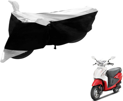 Flipkart SmartBuy Two Wheeler Cover for Hero(Pleasure, Black, Silver)