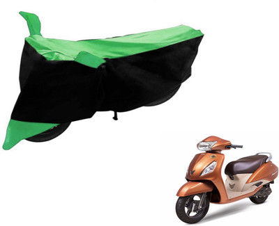 Flipkart SmartBuy Two Wheeler Cover for TVS(Jupiter, Black, Green)