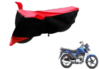 Flipkart SmartBuy Two Wheeler Cover for Mahindra(Stallio, Black, Red)