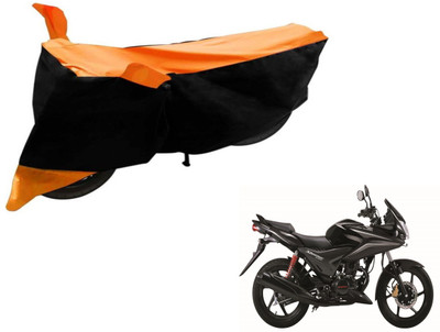 Flipkart SmartBuy Two Wheeler Cover for Honda(CBF Stunner, Black, Orange)