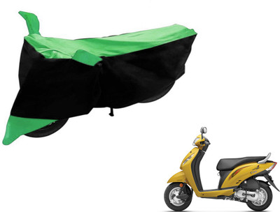 Flipkart SmartBuy Two Wheeler Cover for Honda(Activa i, Black, Green)