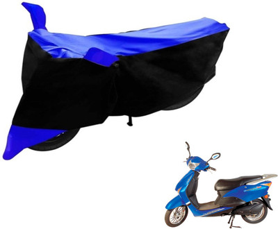 Flipkart SmartBuy Two Wheeler Cover for Hero(E Scoot, Black, Blue)