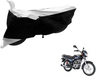 Flipkart SmartBuy Two Wheeler Cover for Bajaj(CT100, Black, Silver)