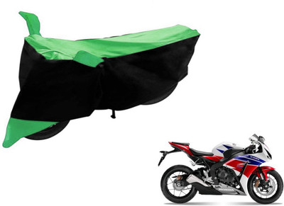 Flipkart SmartBuy Two Wheeler Cover for Honda(CBR 1000RR, Black, Green)