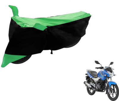 Flipkart SmartBuy Two Wheeler Cover for Bajaj(Discover 125 DTS-i, Black, Green)